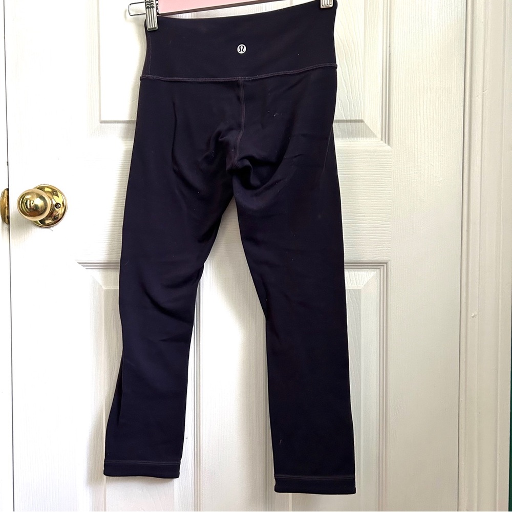 Lululemon athletica navy crop legging 2